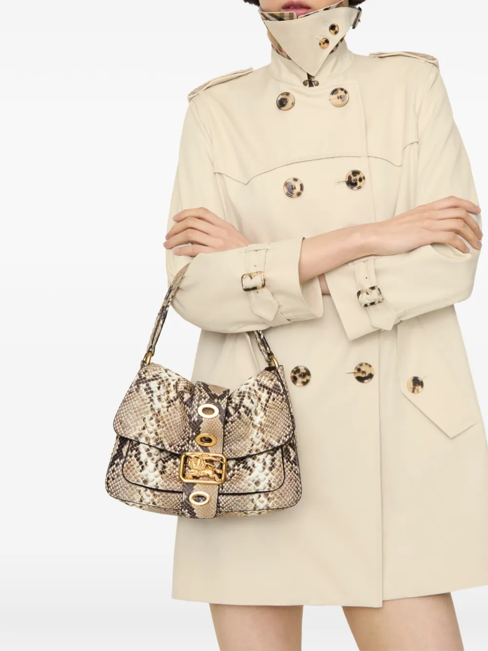 Burberry Rider kleine tas Beige