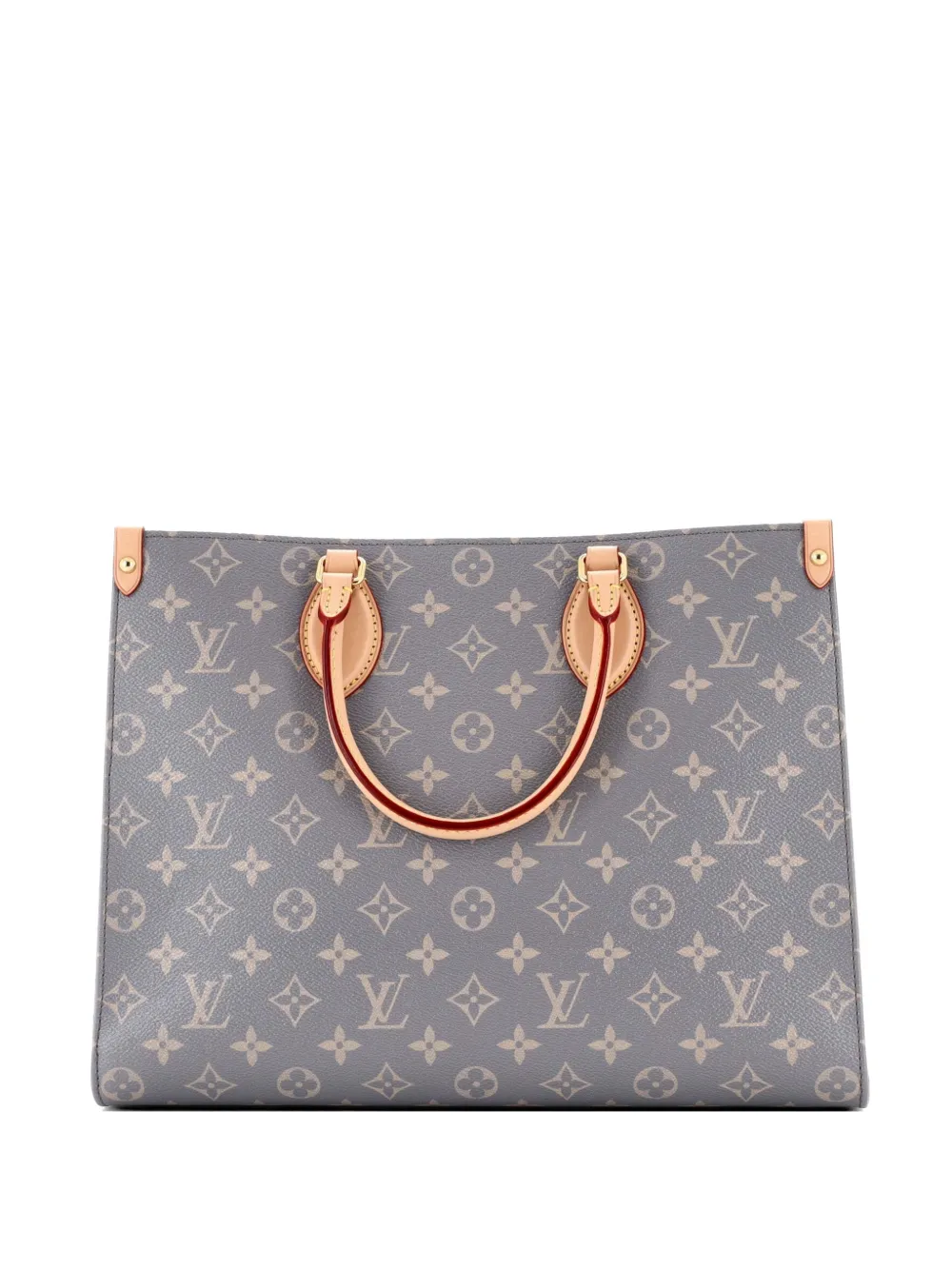 Louis Vuitton Pre-Owned OnTheGo Trianon Grey Monogram Canvas MM tote bag - Nude
