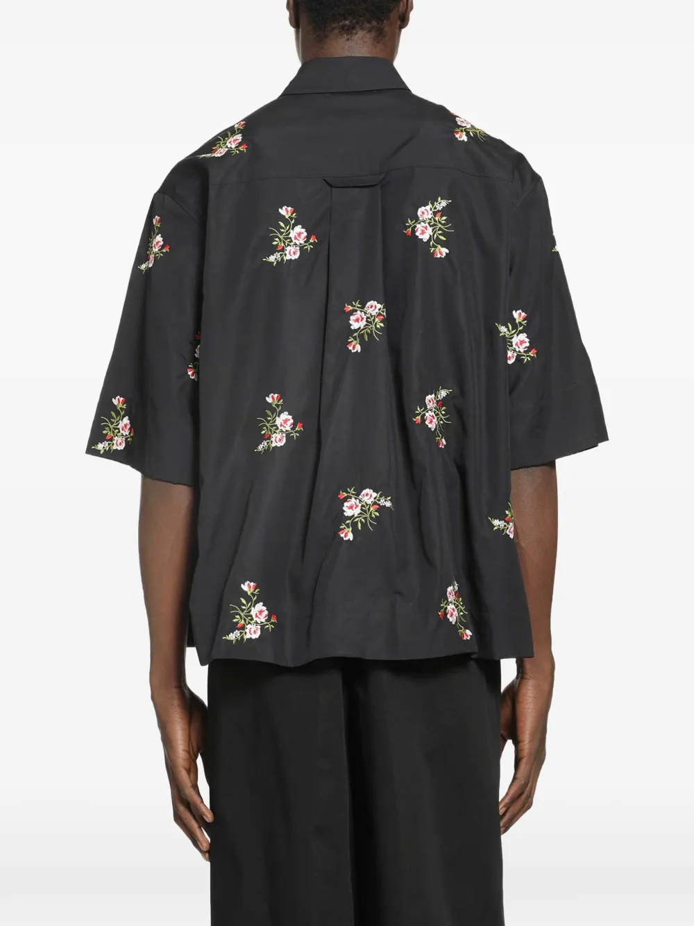  Simone Rocha Floral Shirt - Black 
