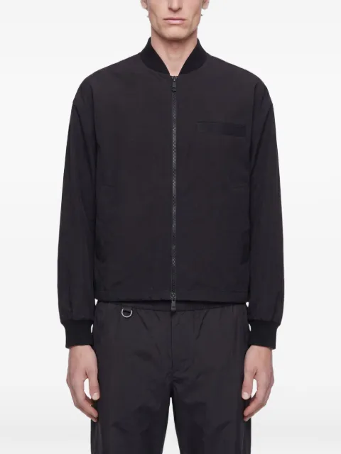 Laminar perforated-panel bomber jacket