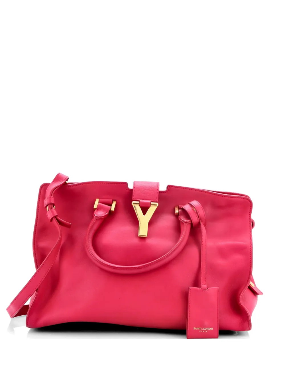 Saint Laurent Pre-Owned Classic Y Cabas Leather Small satchel - Rosa