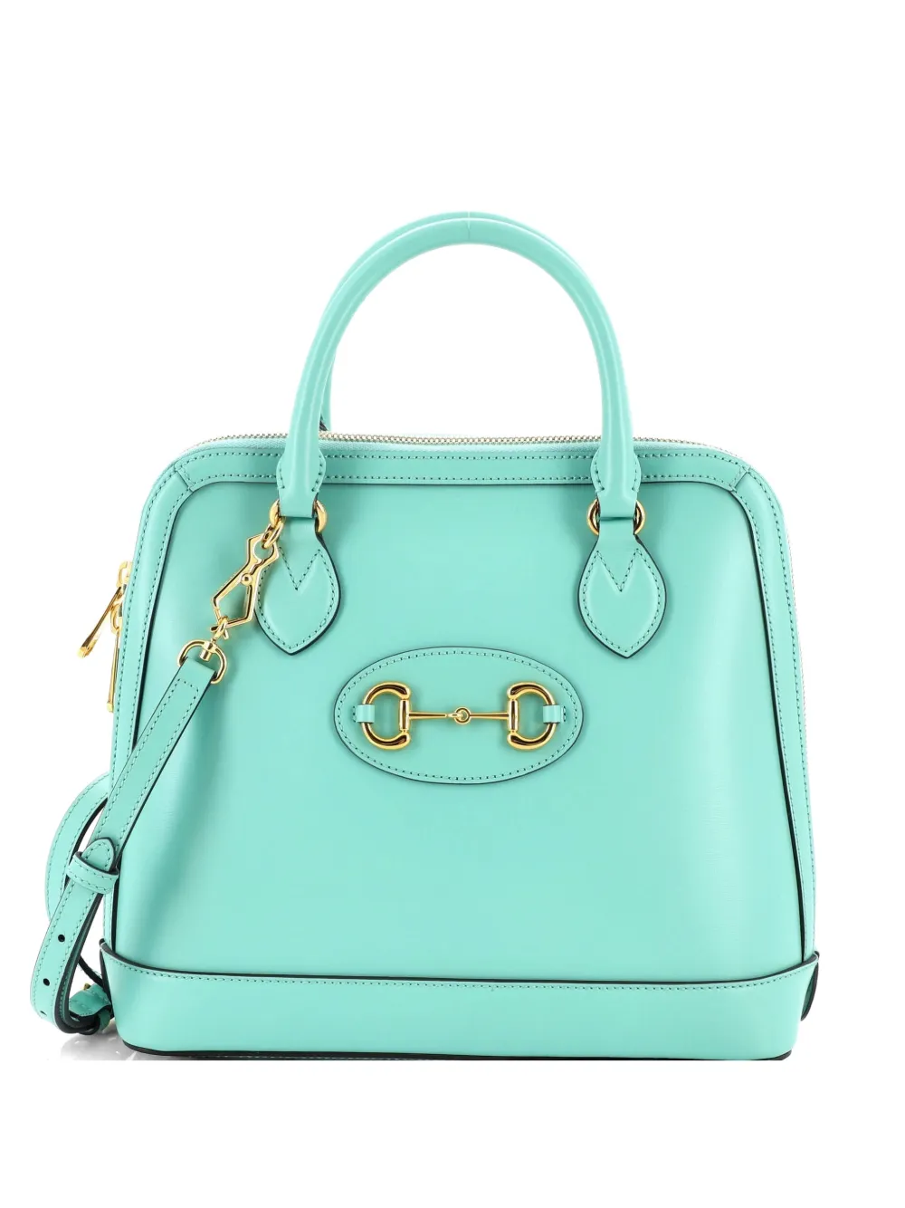 Gucci Pre-Owned Horsebit 1955 Top Handle Bag Leather Medium shoulder bag - Verde