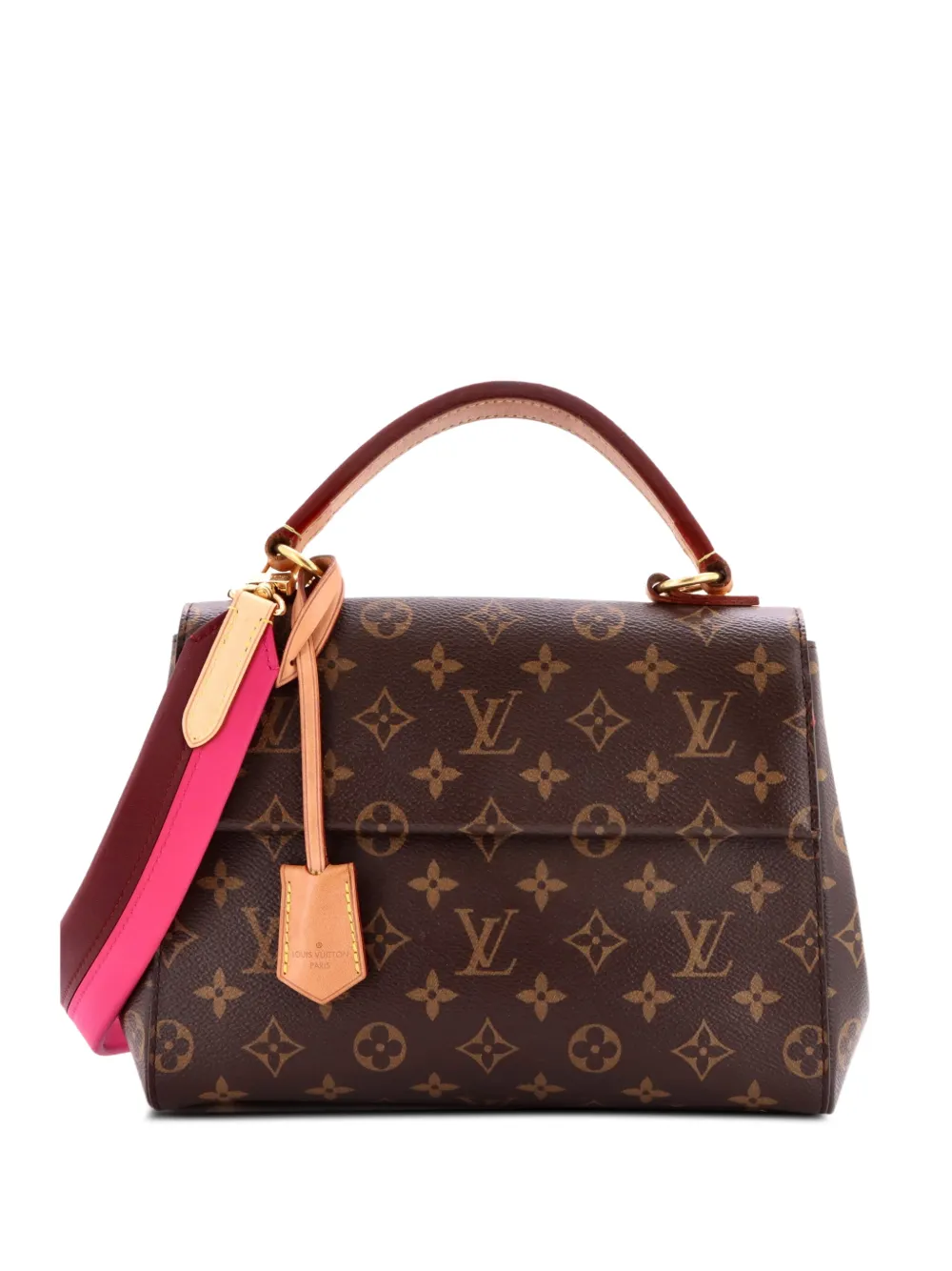Louis Vuitton Pre-Owned Cluny Top Handle Bag Monogram Canvas BB satchel - Braun
