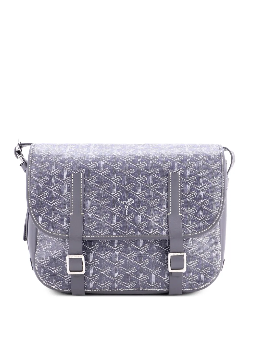 Goyard Pre-Owned Belvedere Messenger Bag Coated Canvas MM crossbody bag - Grigio
