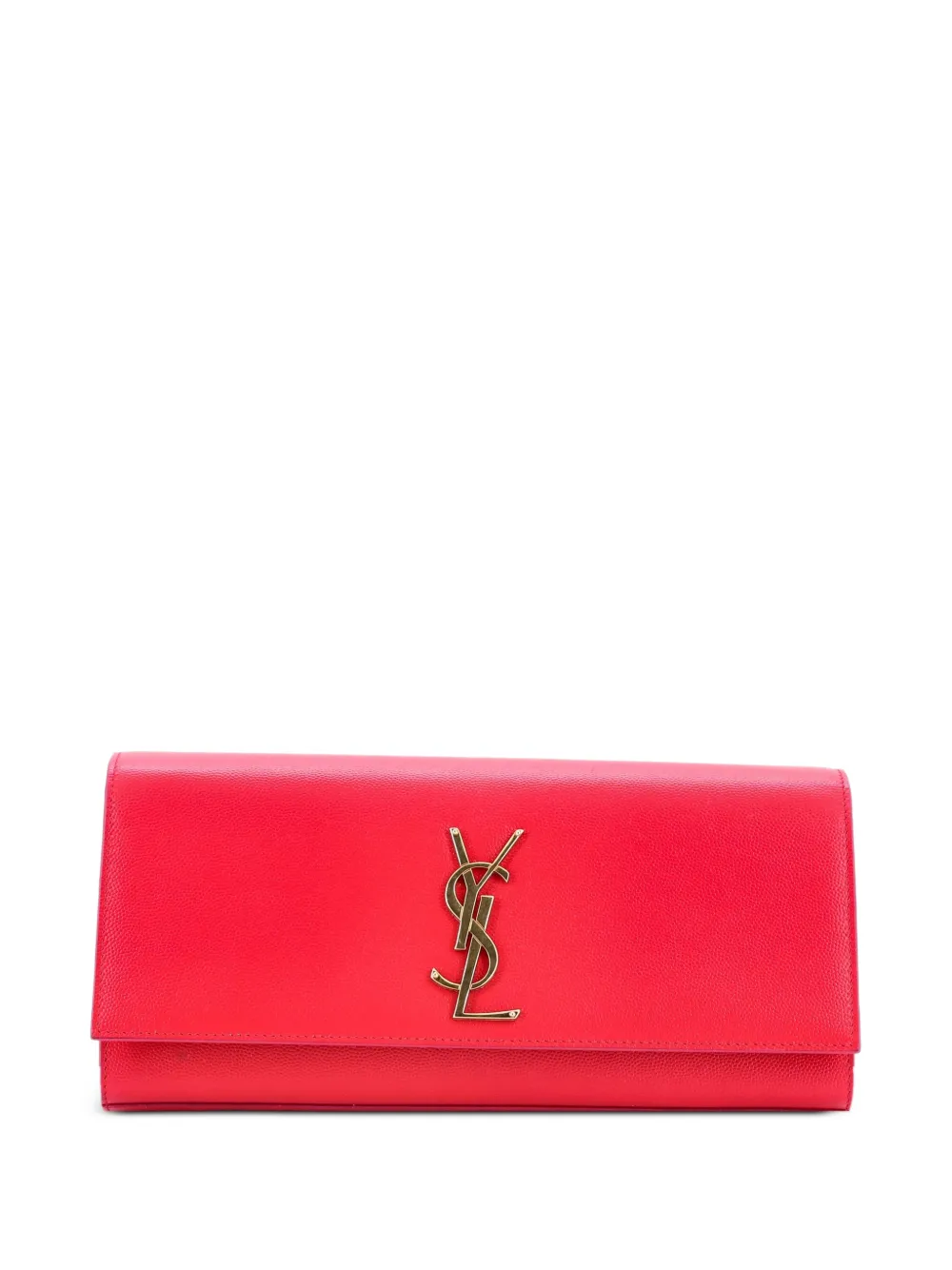 Saint Laurent Pre-Owned Classic Monogram Leather Long clutch bag - Rosa