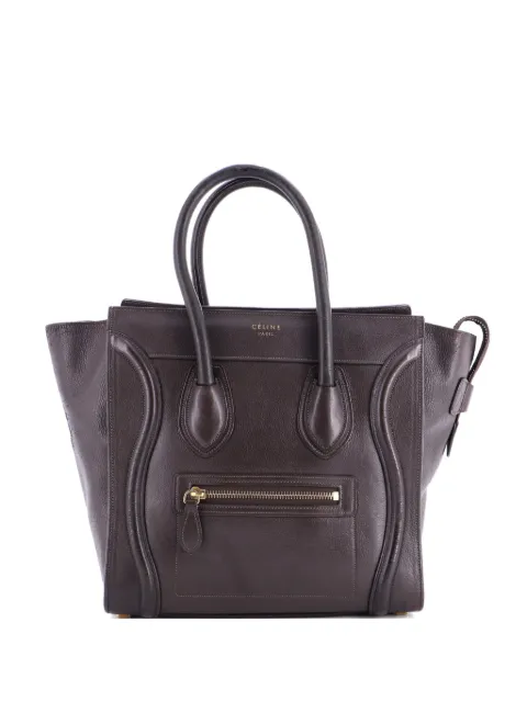 Celine Pre-Owned Luggage Bag Smooth Leather Micro tote bag