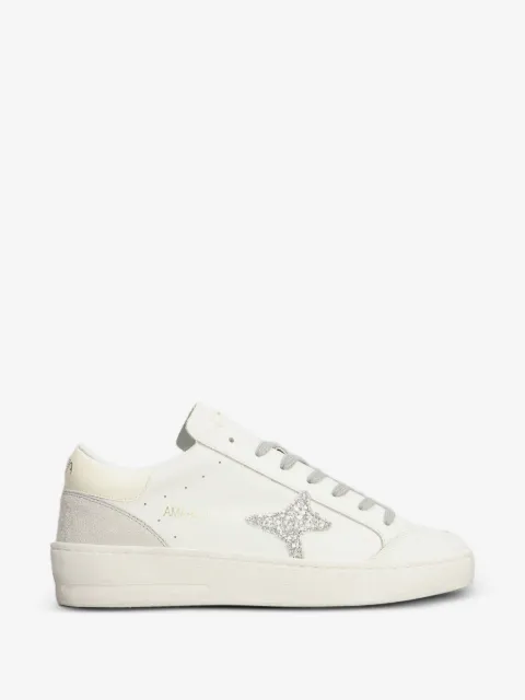 Ama Brand glitter-star sneakers