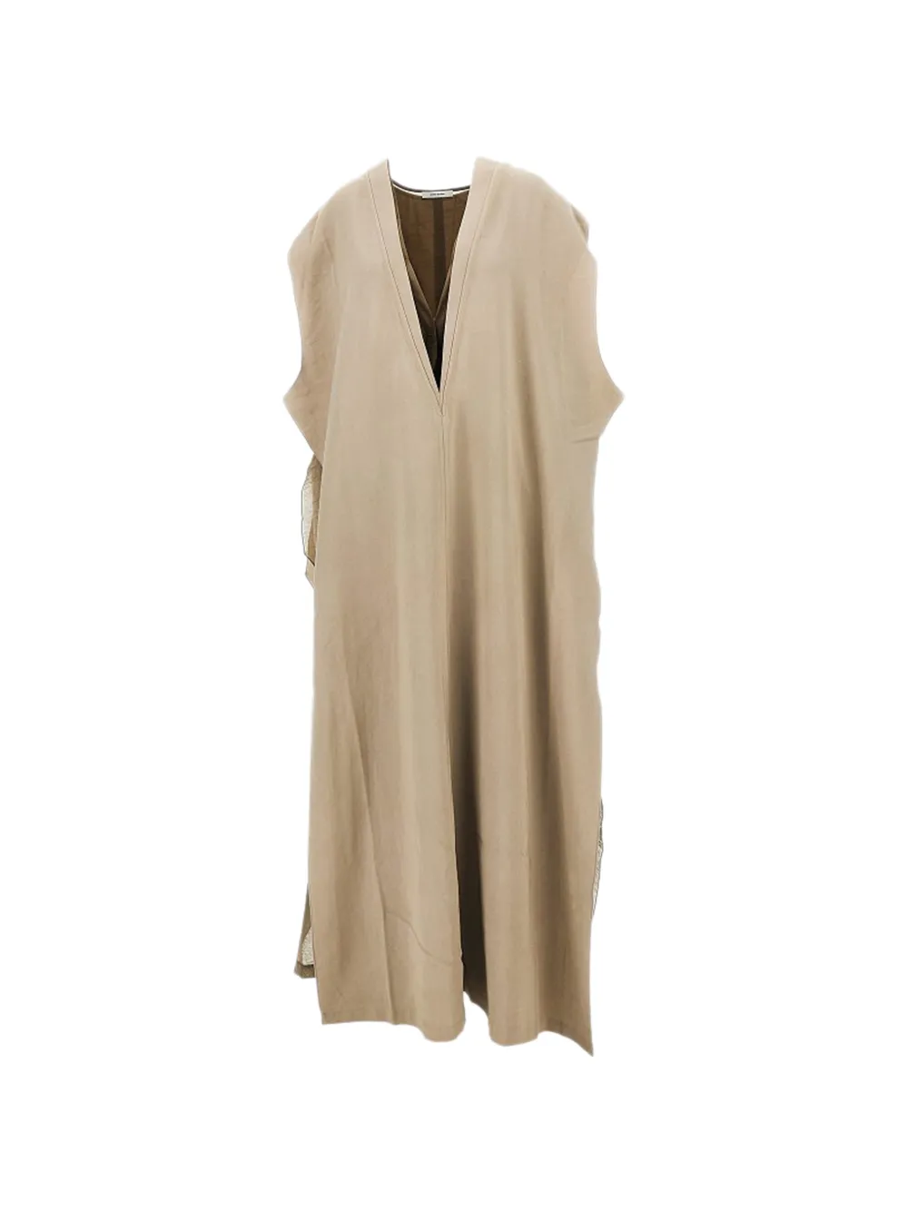 ENTIRE STUDIOS V-neck maxi dress - Toni neutri