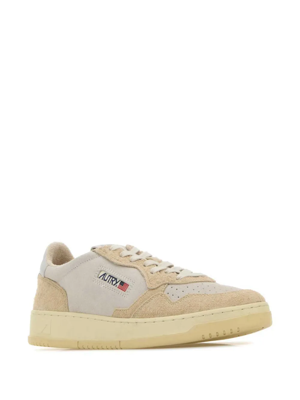 Autry Medalist suède sneakers Beige
