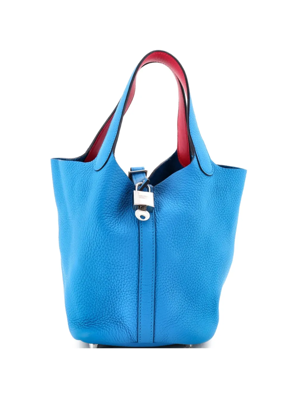 Hermès Pre-Owned Eclat Picotin Lock Bag Clemence PM tote bag - Blau