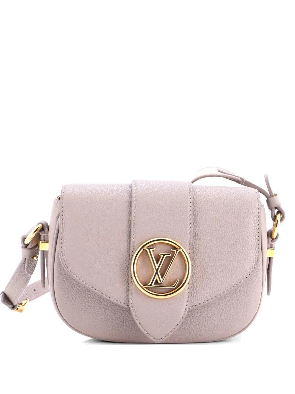 Louis Vuitton Pre-Owned LV Pont 9 Soft Bag Leather PM crossbody bag - Grigio