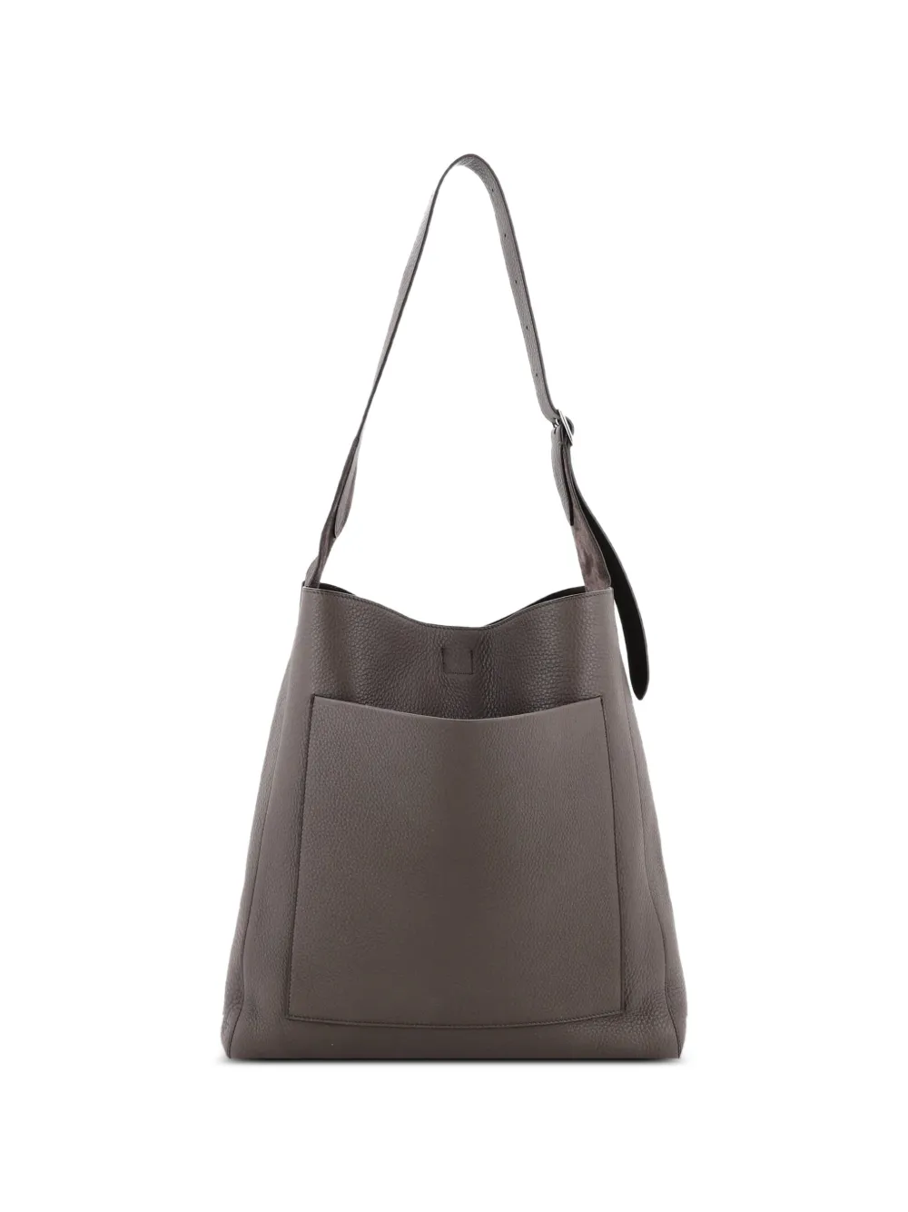 The Row Pre-Owned Blake Hobo Leather shoulder bag - Marrone