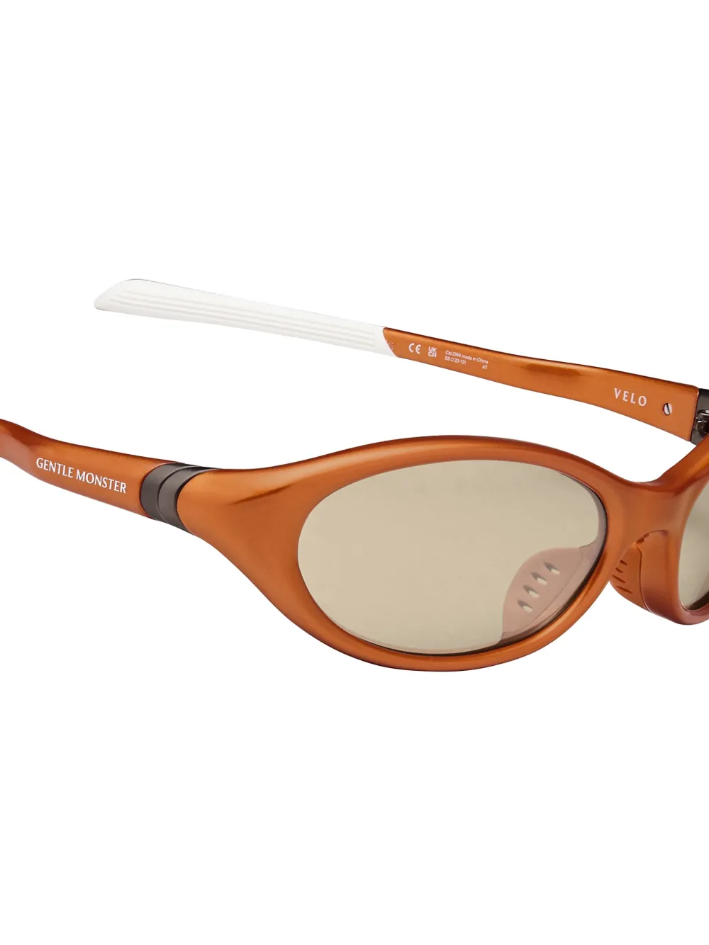 Gentle Monster Velo OR4 oval-frame Sunglasses | Orange | FARFETCH PH