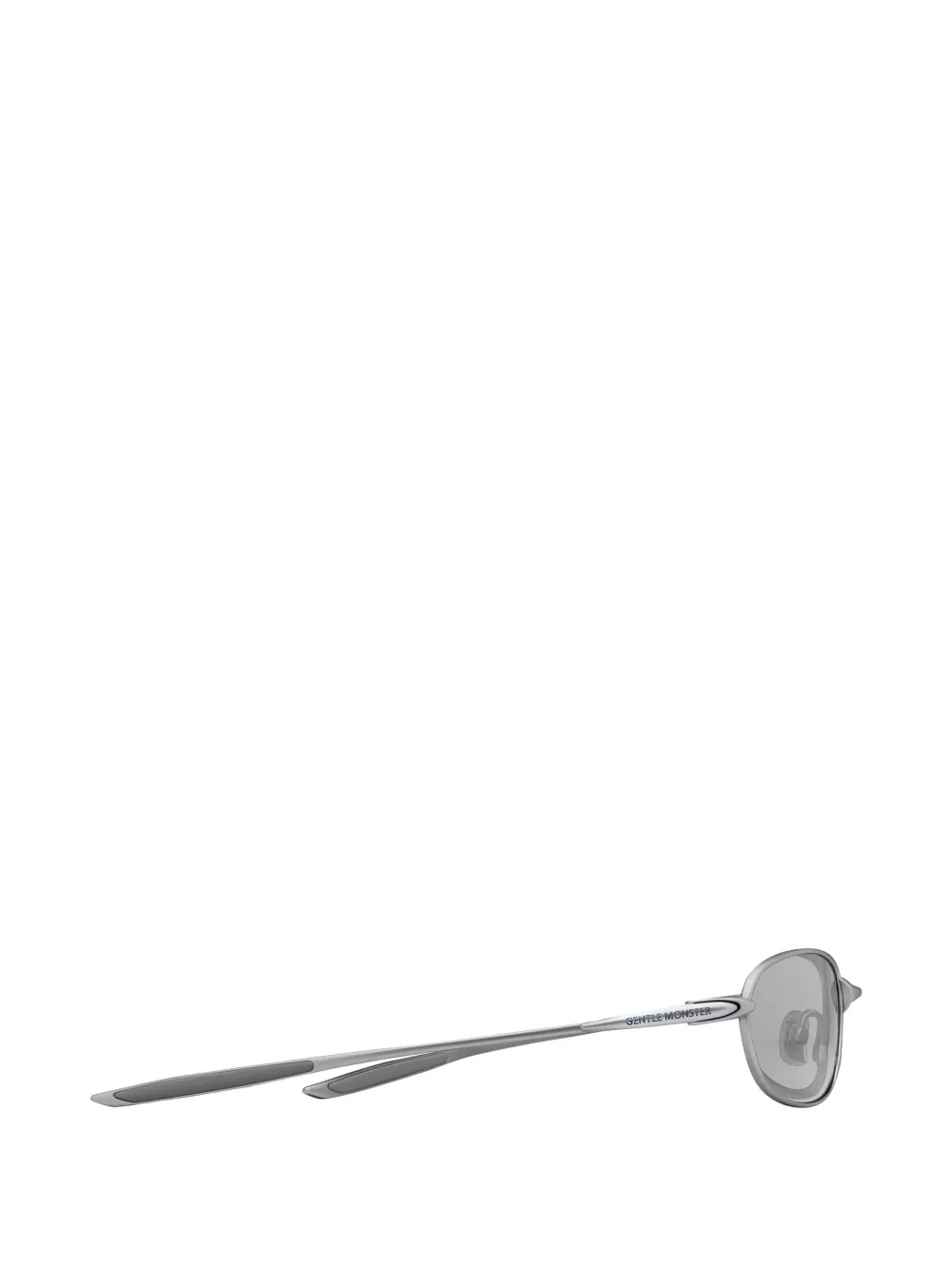 Gentle Monster Pitot M021 zonnebril met ovalen montuur Grijs