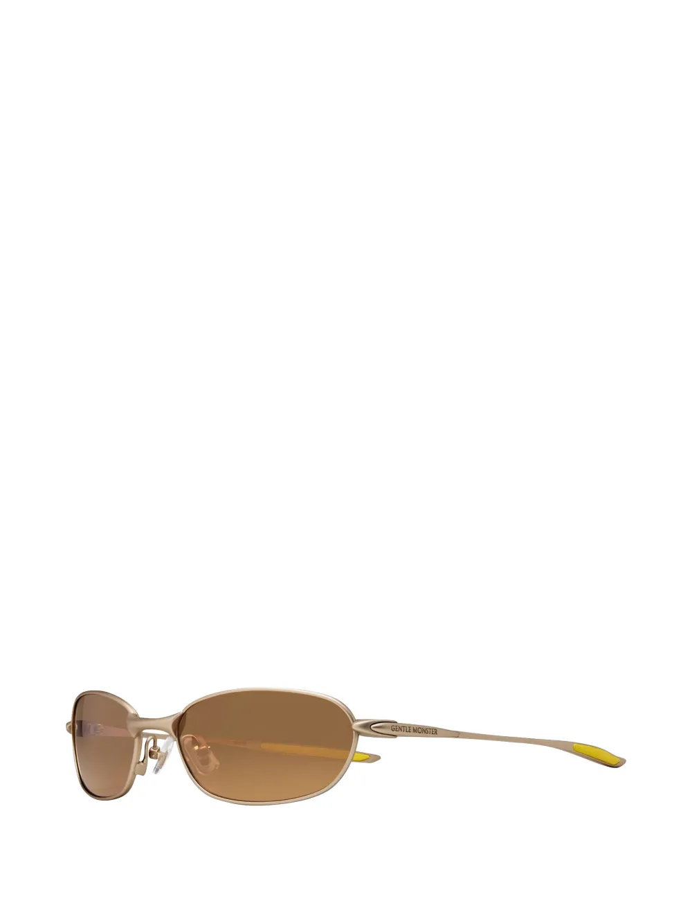 Gentle Monster Pitot M038 zonnebril met ovalen montuur Goud