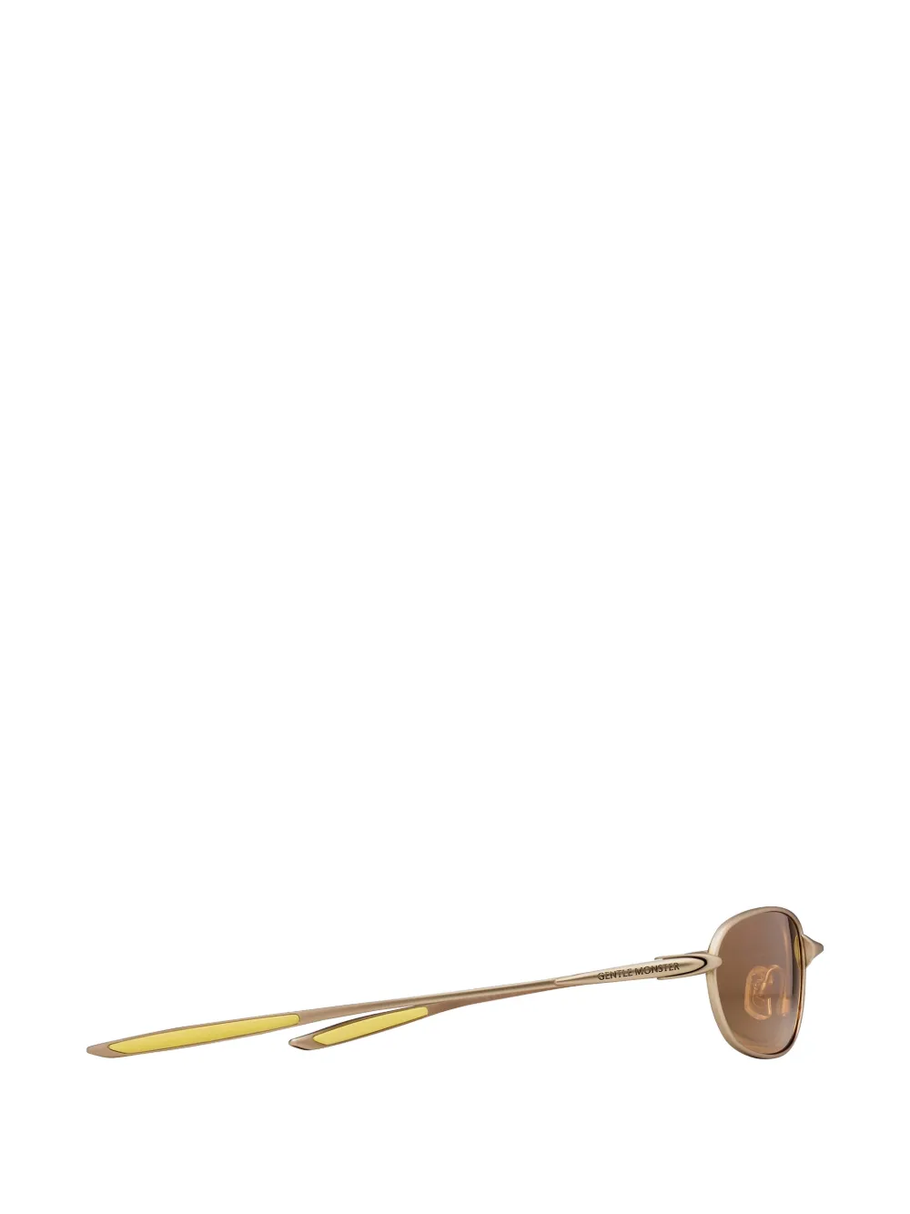 Gentle Monster Pitot M038 zonnebril met ovalen montuur Goud
