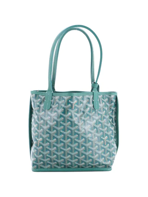 Goyard Pre-Owned Anjou Reversible Tote Coated Canvas Mini satchel