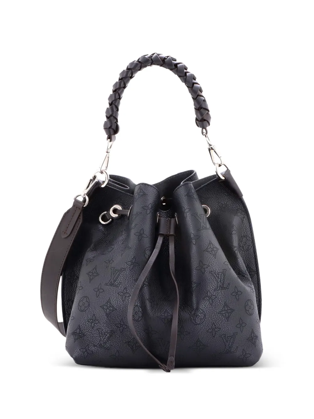 Louis Vuitton Pre-Owned Muria Mahina Leather bucket bag - Black