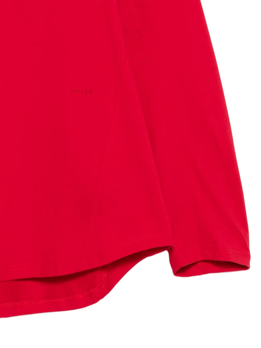 GR10K Pump T-shirt met lange mouwen Rood