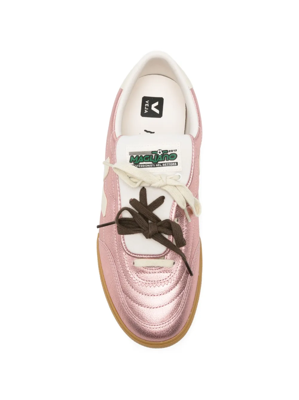 Magliano x Veja sneakers met logopatch Roze