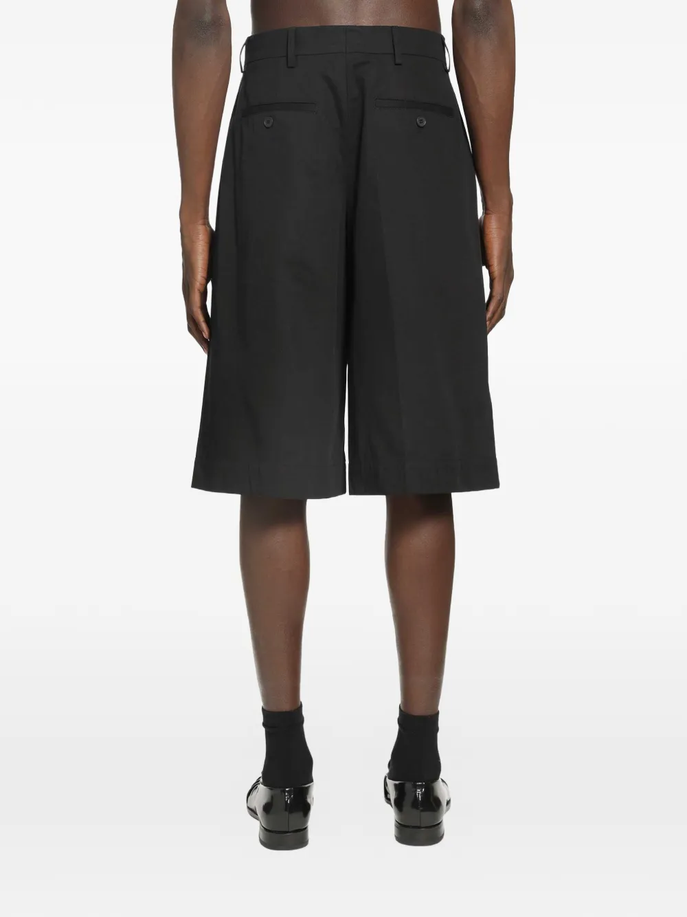  Simone Rocha Tailored Wide-leg Shorts - Black 