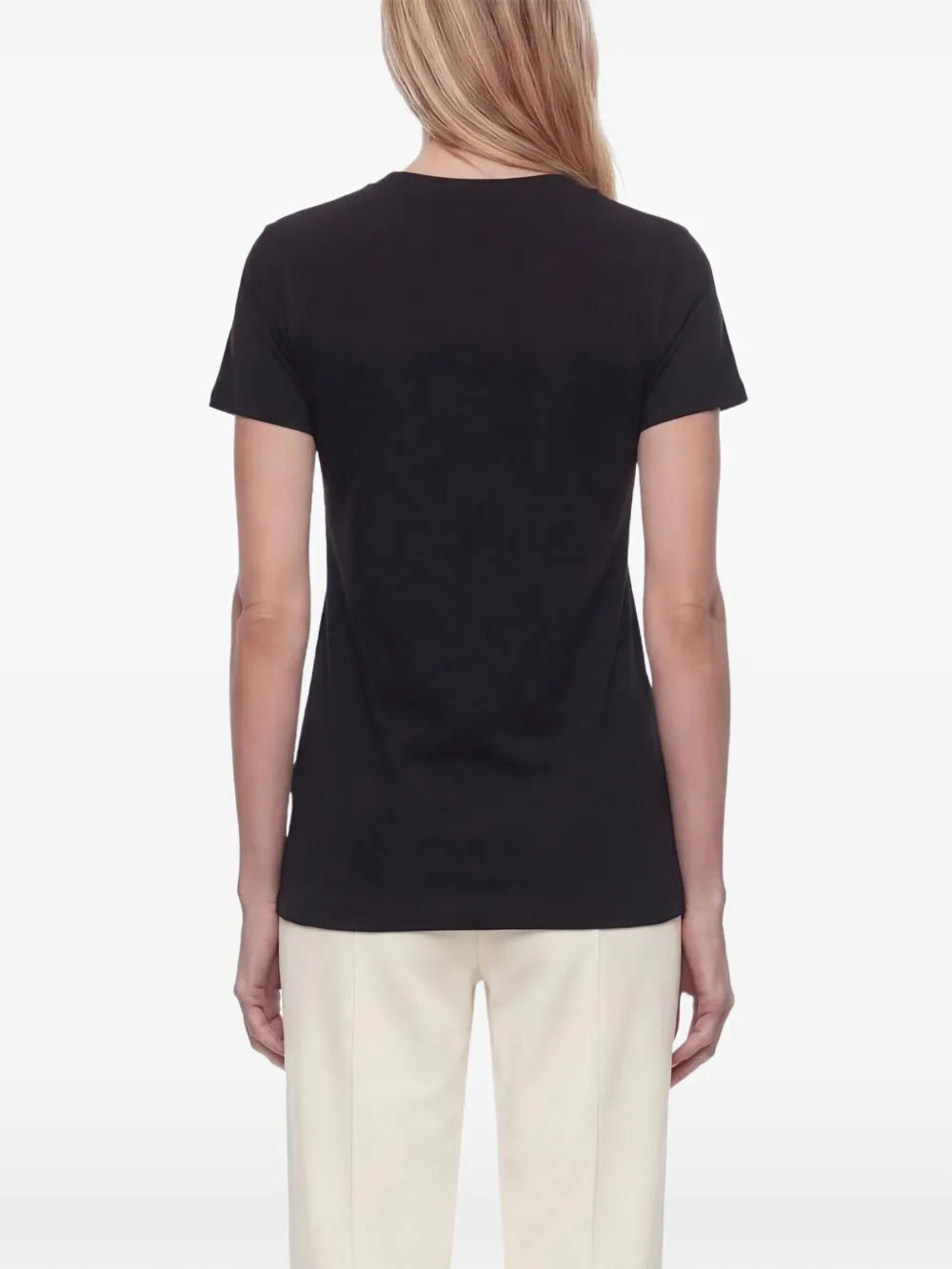  Moncler Graphic-logo T-shirt - Black 