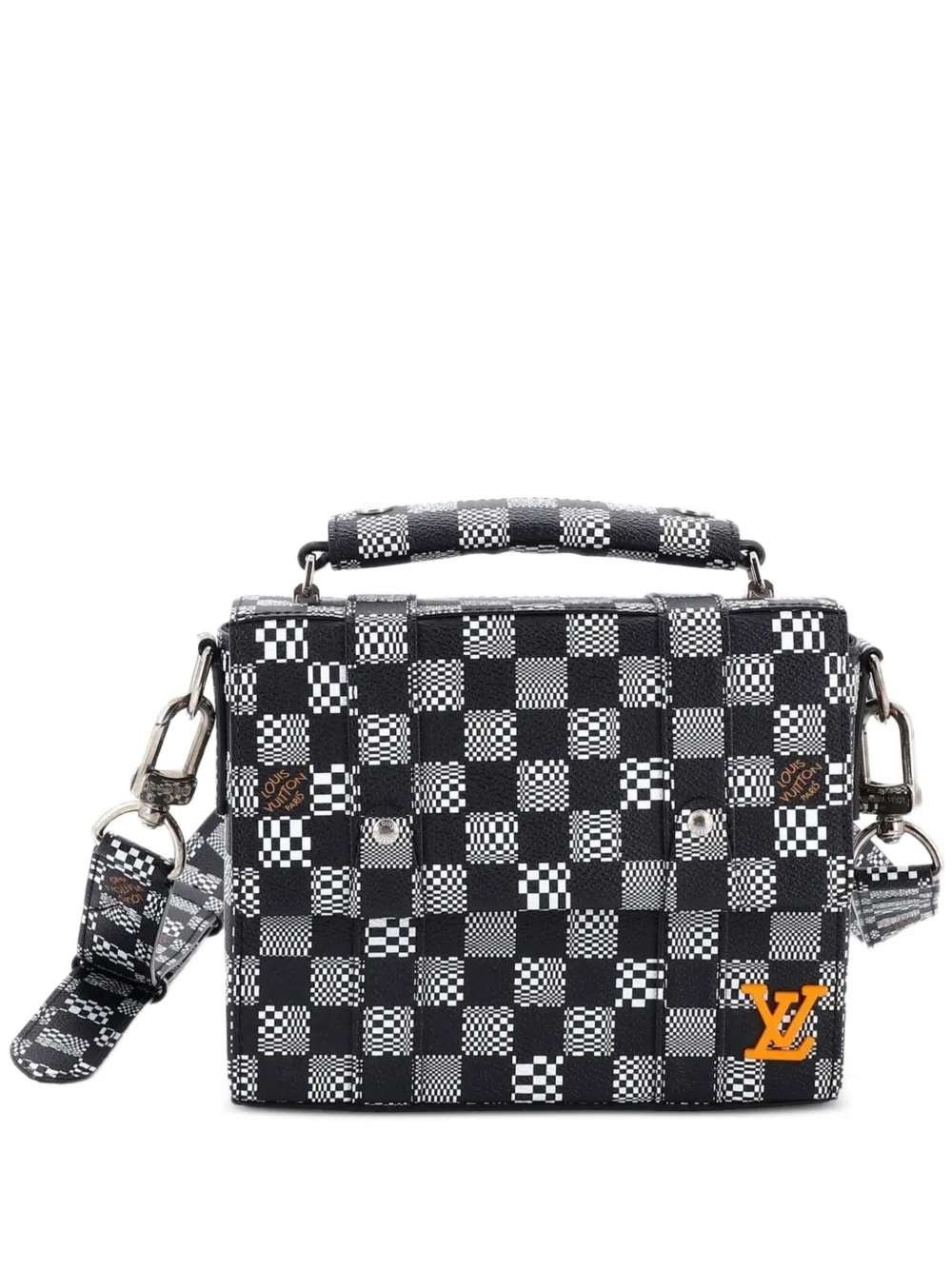 Louis Vuitton Pre-Owned Flap Soft Trunk Messenger Bag Limited Edition Distorted Damier crossbody bag - Nero