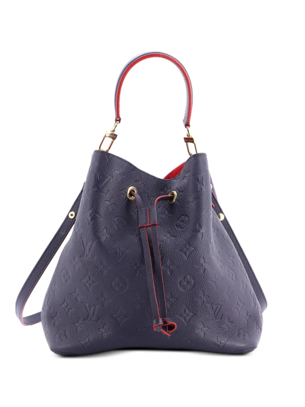 Louis Vuitton Pre-Owned NeoNoe Handbag Monogram Empreinte Leather MM bucket bag - Blu