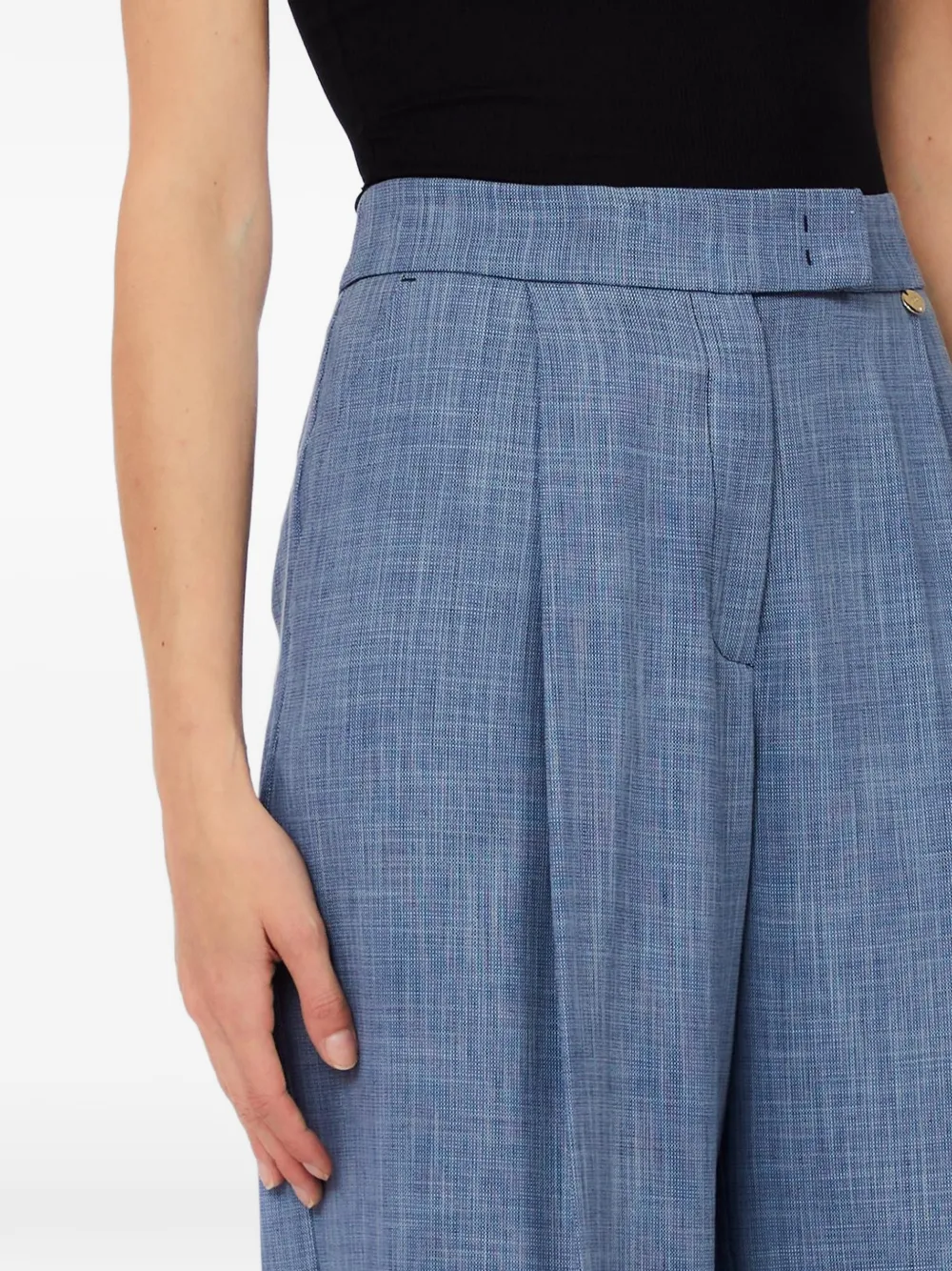 LIU JO Gemêleerde broek Blauw