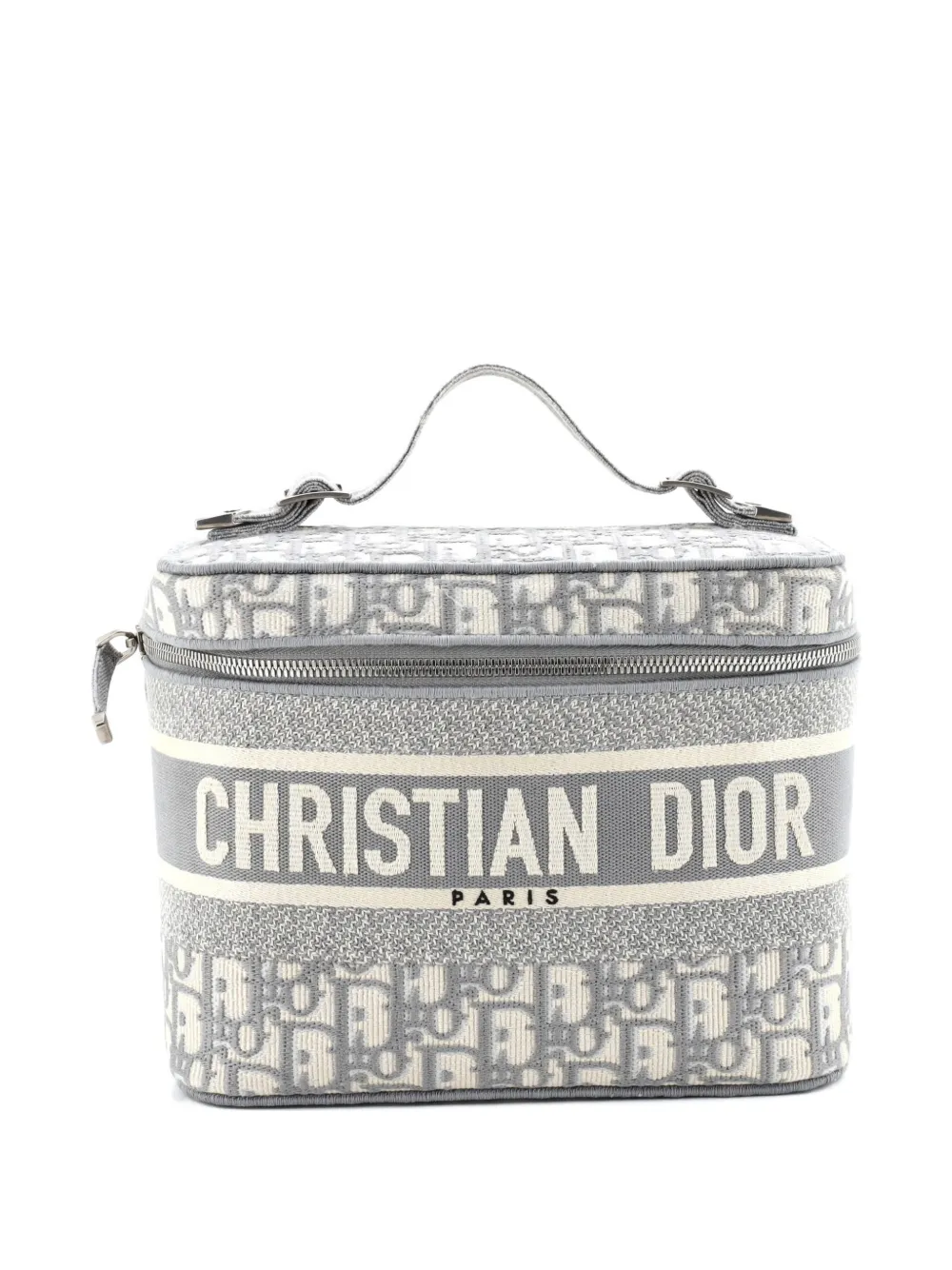 Christian Dior Pre-Owned DiorTravel Vanity Case Oblique Canvas pouch - Grigio