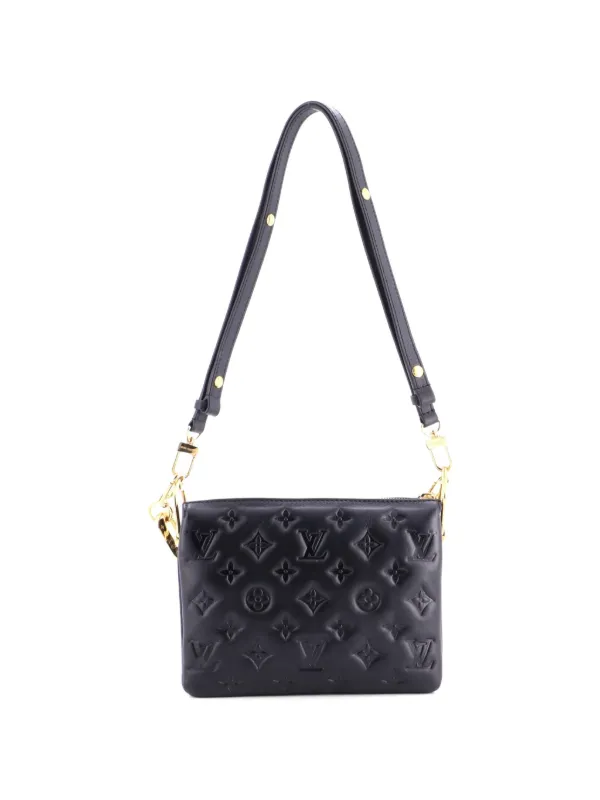 Louis Vuitton Pre-Owned クッサン モノグラム エンボス ラムスキン BB 