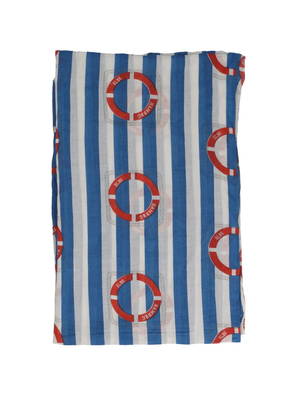 Vintage striped scarf - Blu