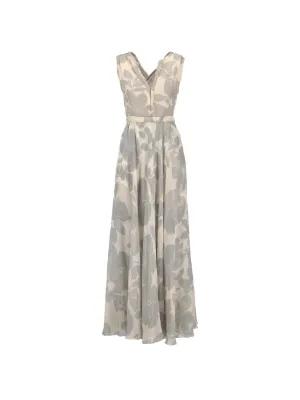 tulip dress Women's Talking Among the Tulips Ivory & Red Multi Floral Cotton Midi Dress | Size: L main image 1