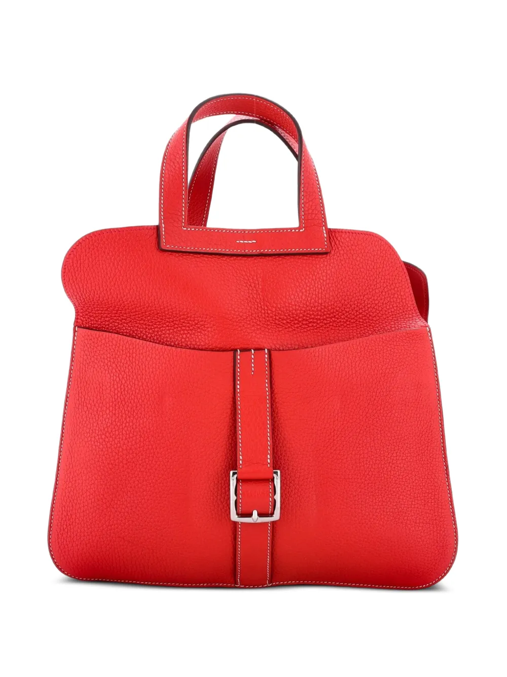 Hermès Pre-Owned Halzan Bag Clemence 31 shoulder bag - Rosso