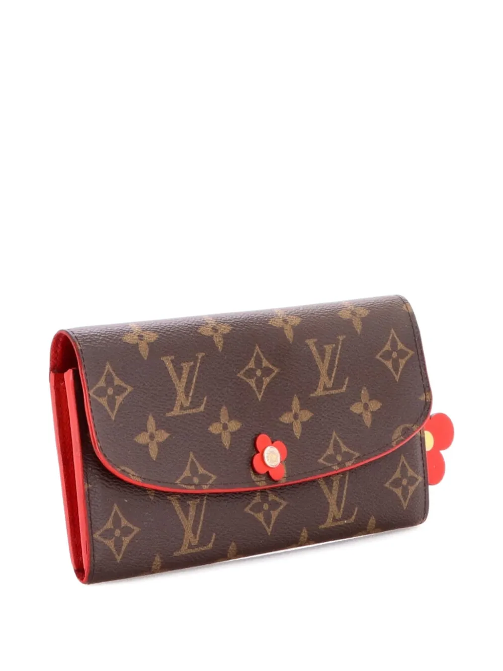 Louis Vuitton Pre-Owned Emilie Wallet Limited Edition Blooming Flowers Monogram Canvas small wallets - Marrone
