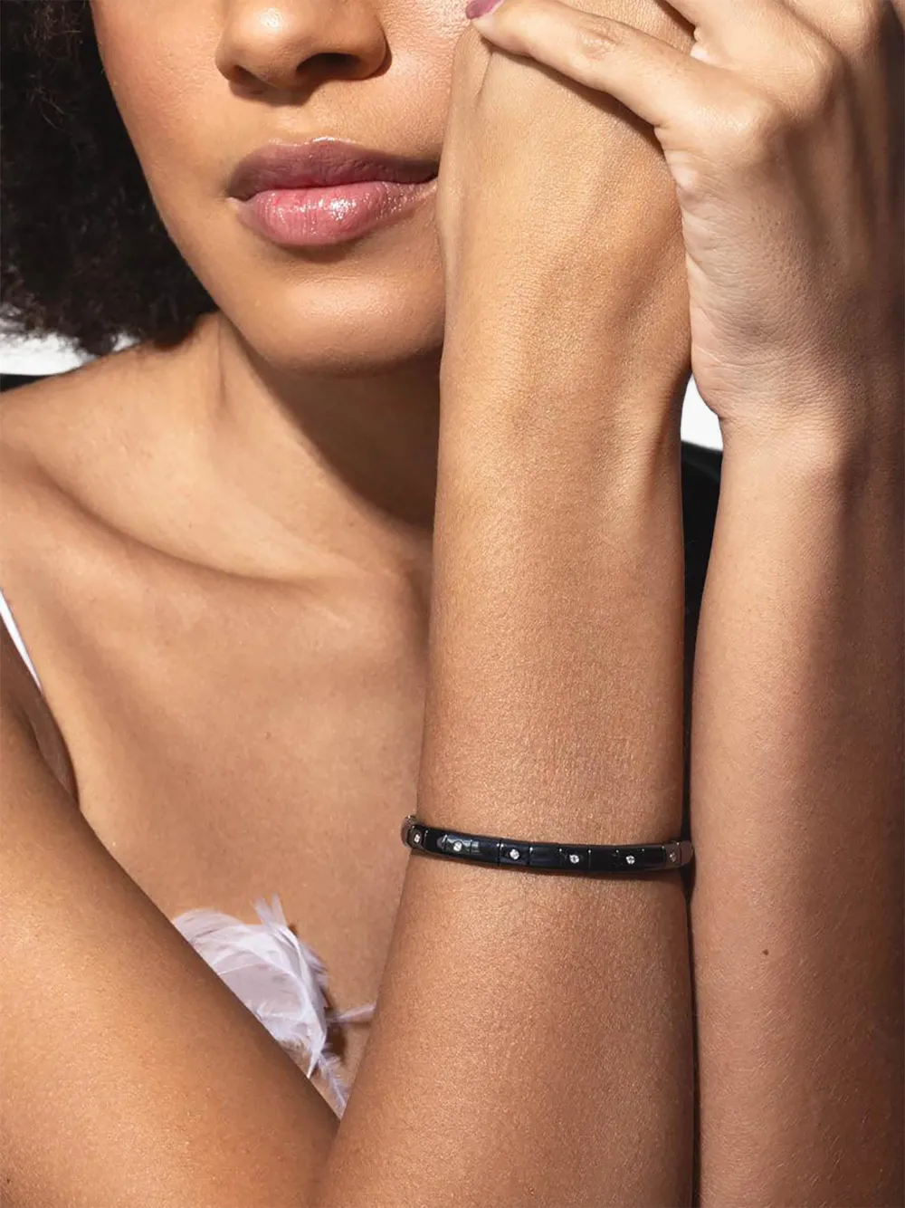  Roberto Demeglio Pura Diamond Bracelet - Black 