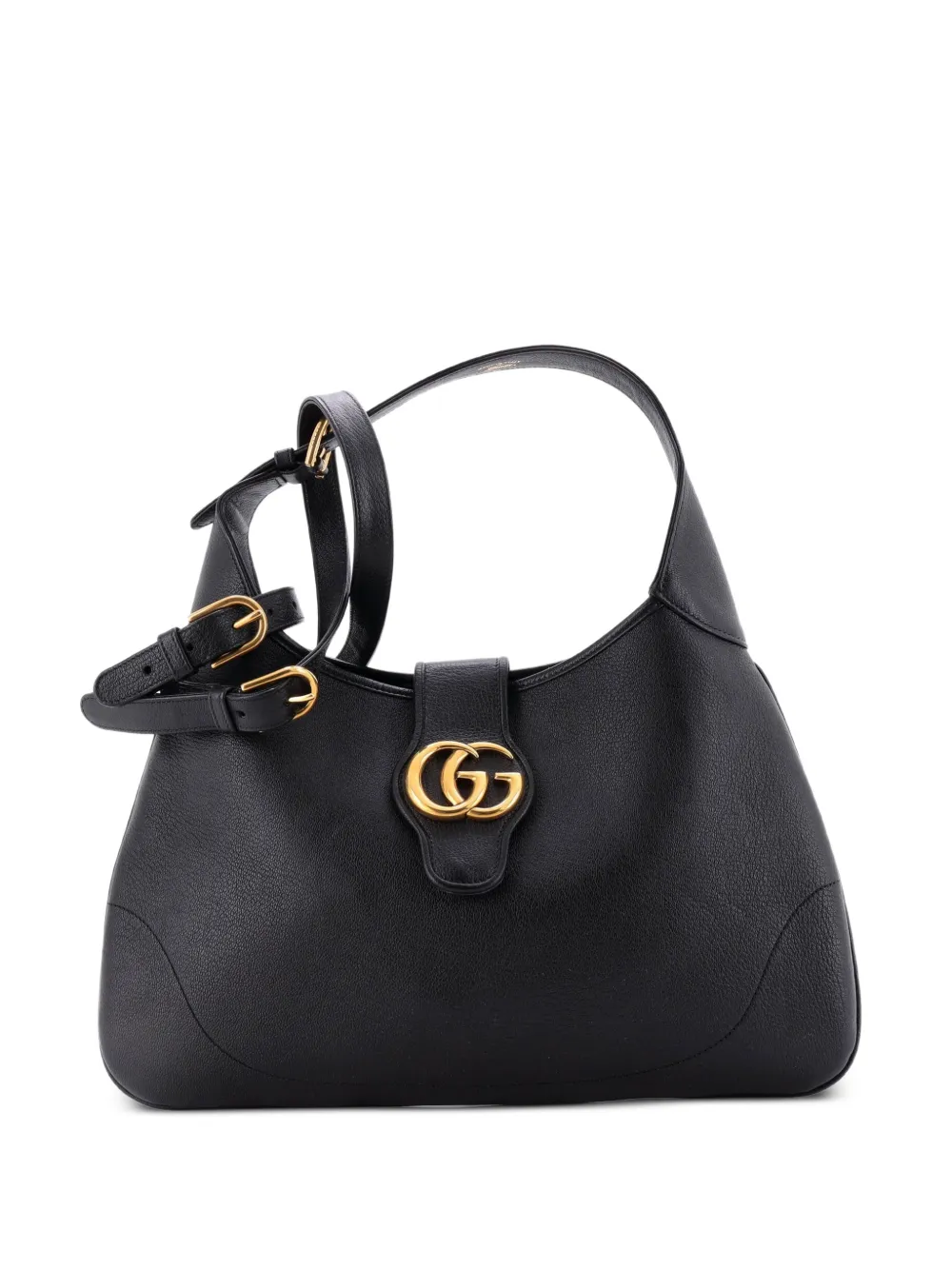 Gucci Pre-Owned Aphrodite Leather Medium shoulder bag - Nero