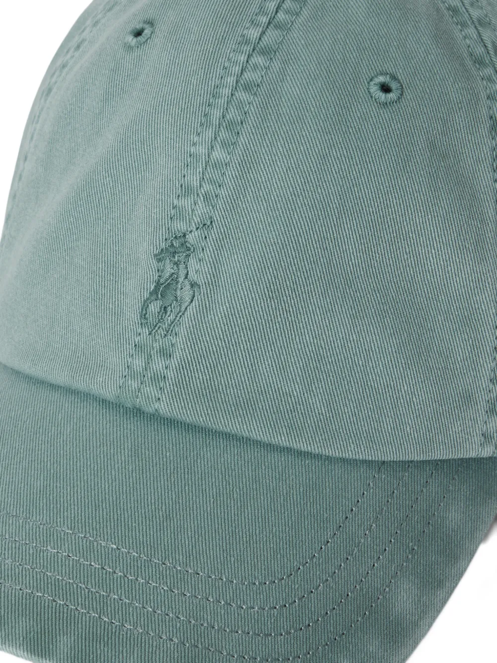 Polo Ralph Lauren Pet met borduurwerk en geverfd effect Groen