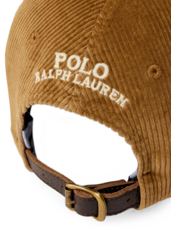 帽子 POLO RALPH LAUREN COURDUROY Polo Ralph Lauren Pony Corduroy Cap | Brown | FARFETCH