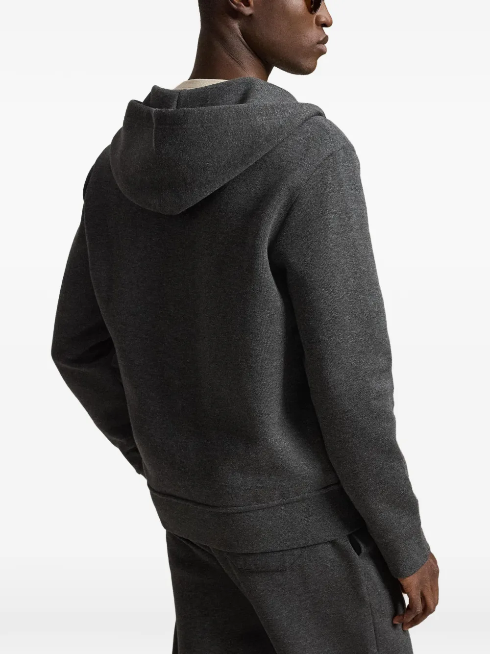 Polo Ralph Lauren Hoodie met geborduurd logo Grijs