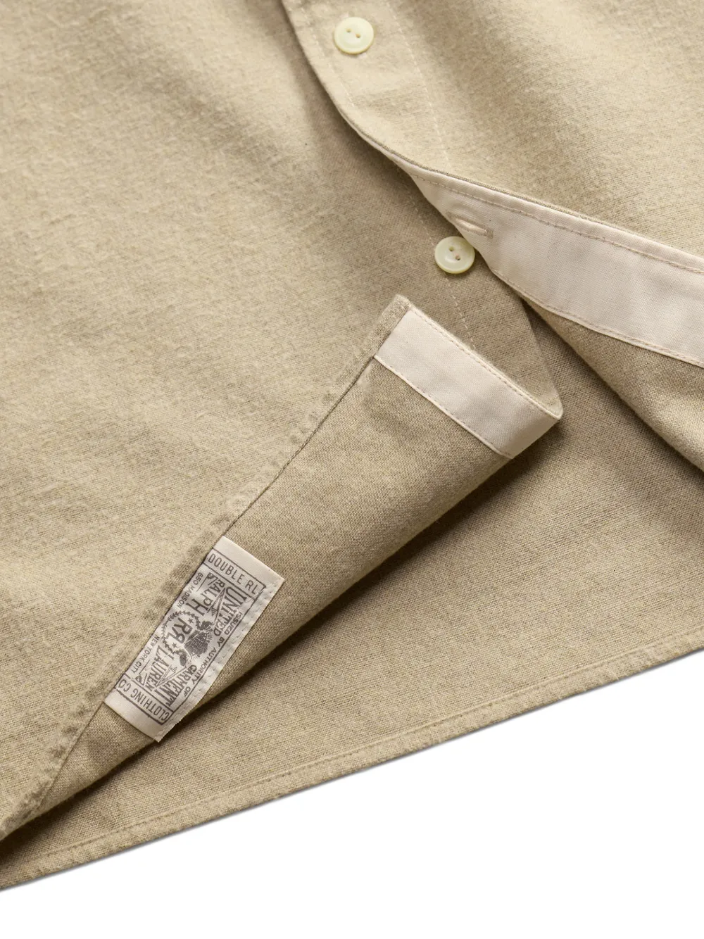 Ralph Lauren RRL Overhemd met zak met knopen Beige