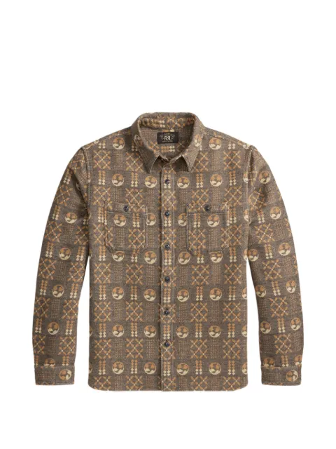 Ralph Lauren RRL patterned long-sleeved shirt