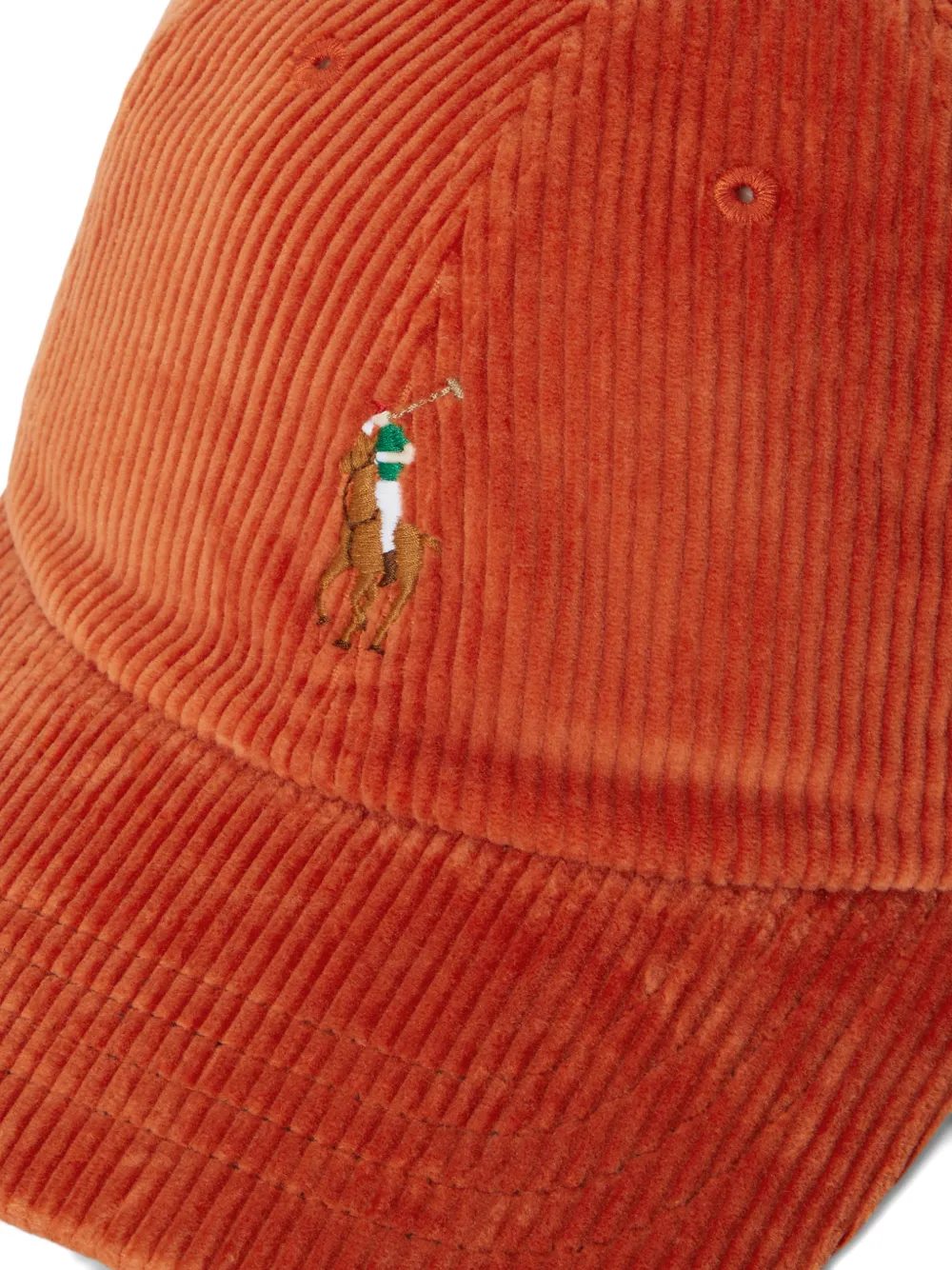 Polo Ralph Lauren Pony ribfluwelen pet Oranje