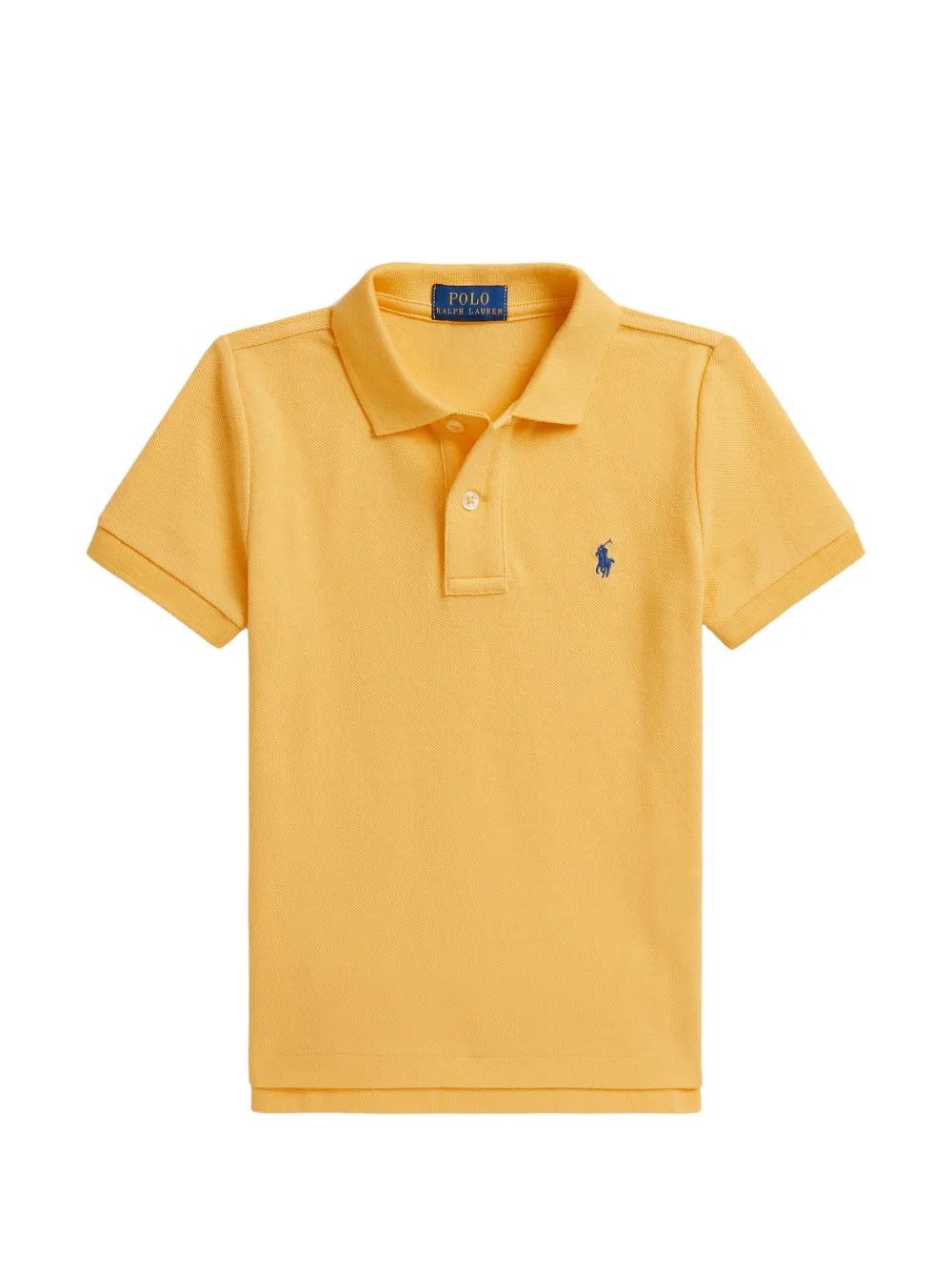 POLO RALPH LAUREN KIDS Polo con logo ricamato - Giallo