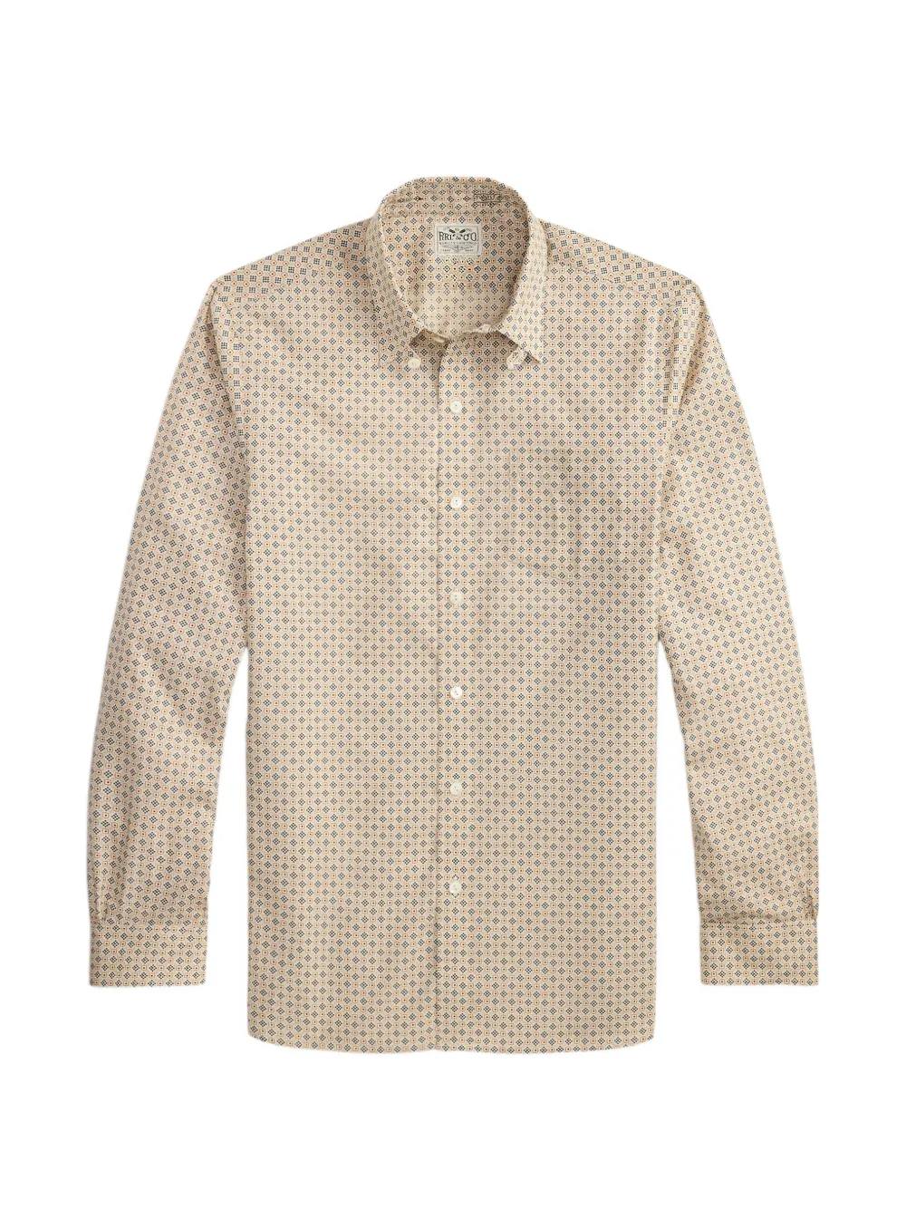 Ralph Lauren RRL geometric-print button-down shirt - Neutrals