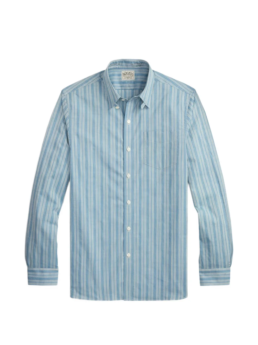 Ralph Lauren RRL Gestreiftes Hemd - Blau