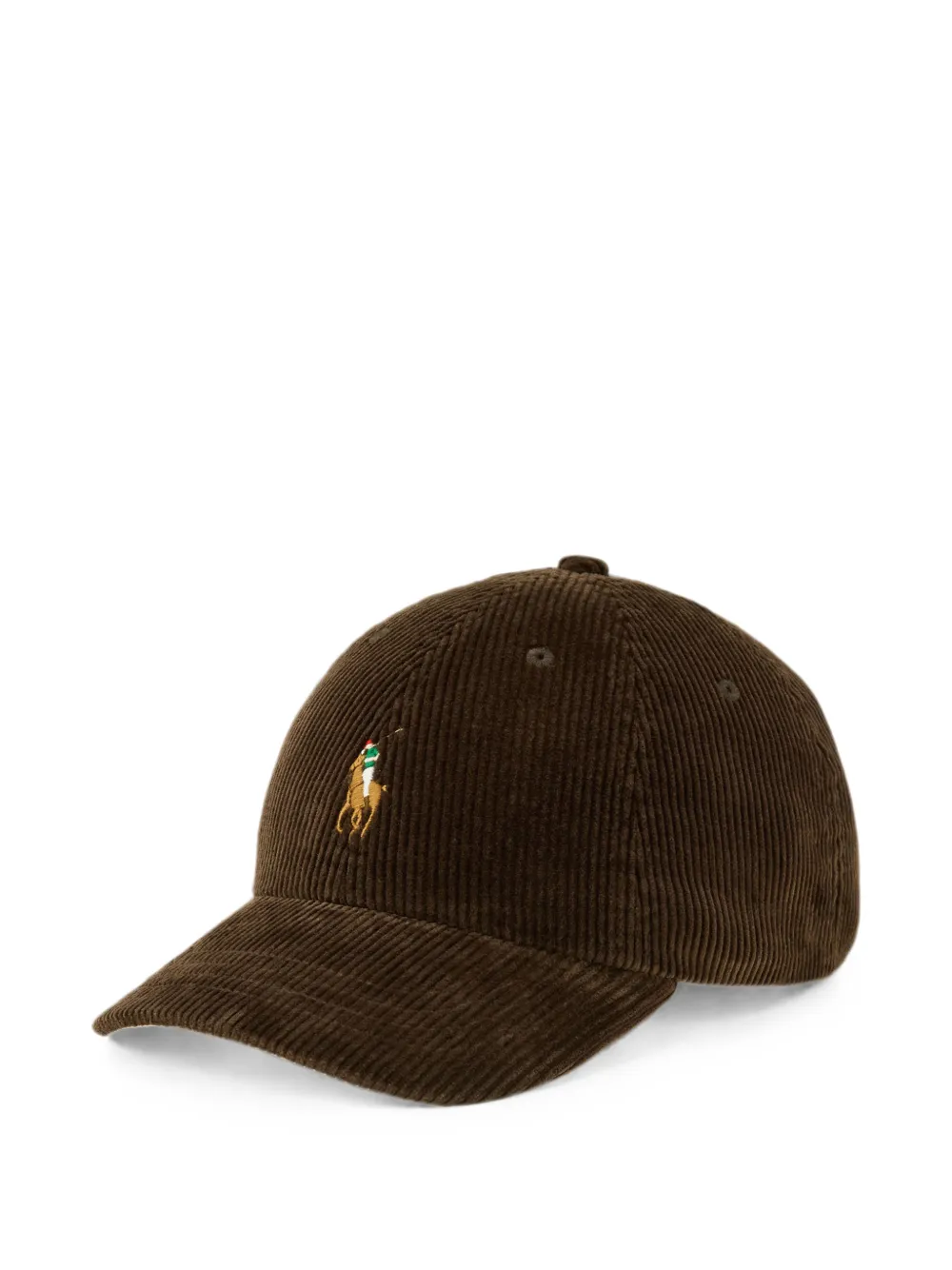 Polo Ralph Lauren Cappello Pony a coste - Marrone