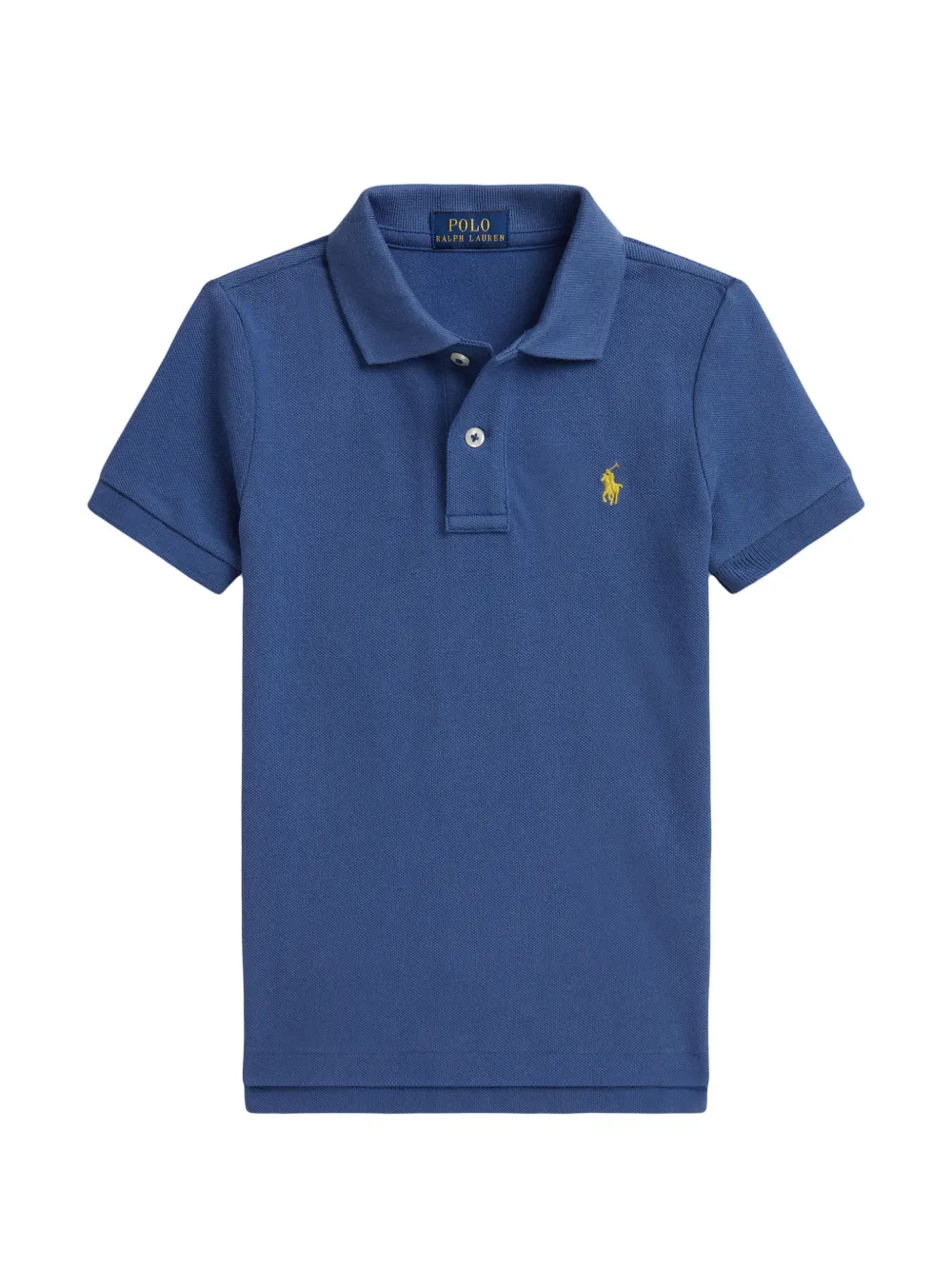 POLO RALPH LAUREN KIDS Polo con logo ricamato - Blu