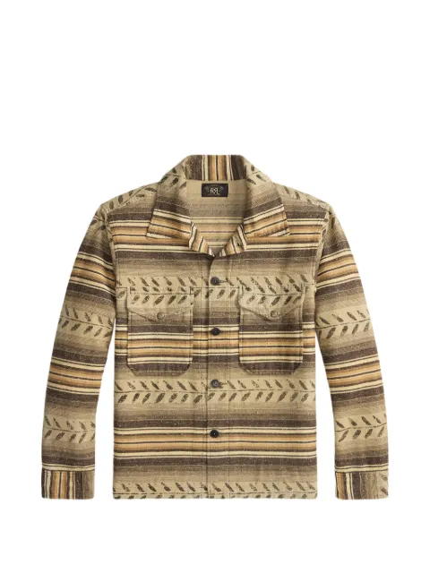 Ralph Lauren RRL chamarra con hojas estampadas