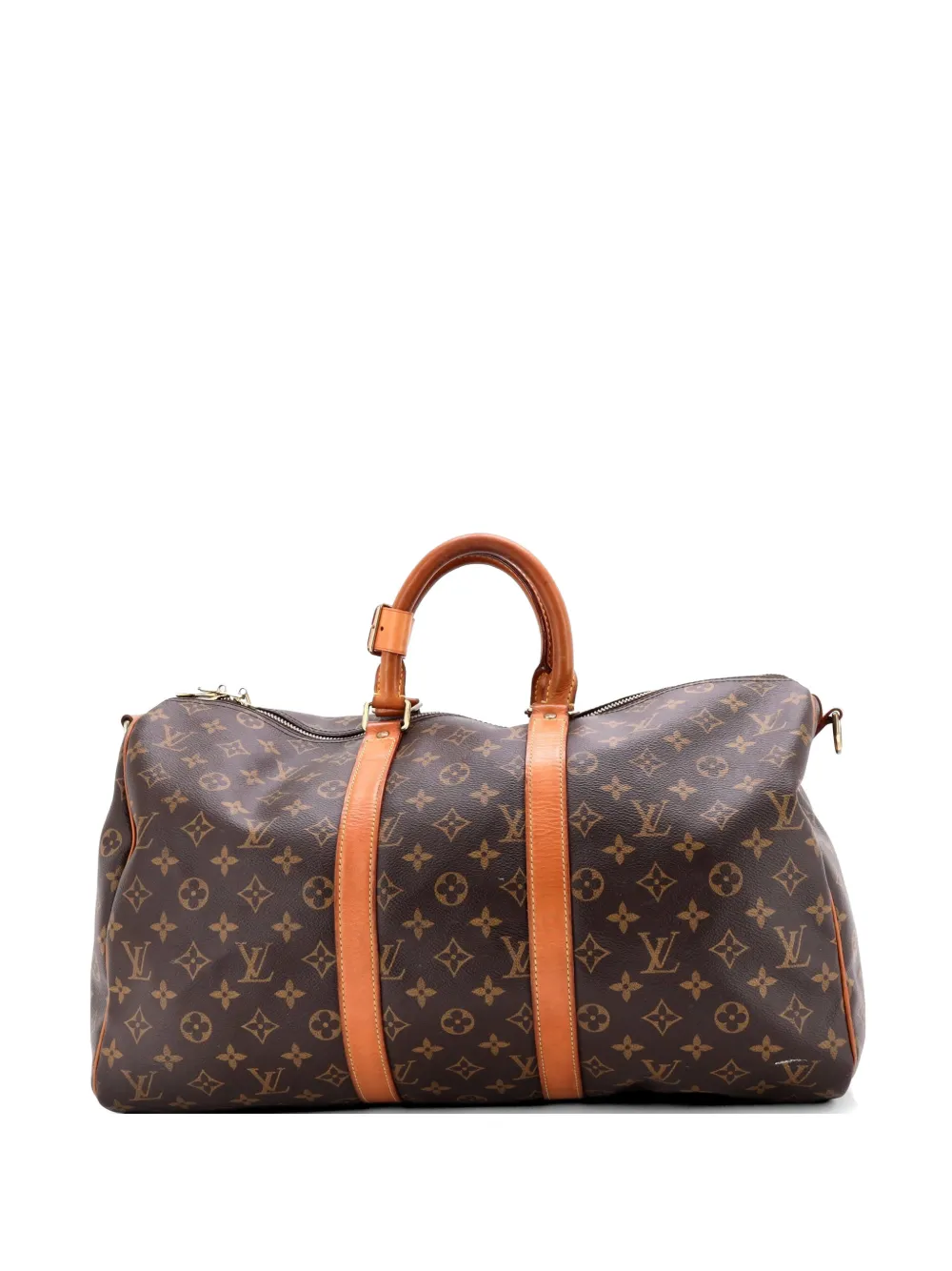 Louis Vuitton Pre-Owned Keepall Bandouliere Bag Monogram Canvas 45 travel bag - Braun
